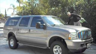 Optima Steamer Cleaning Ford Excursion Steam Car Wash [upl. by Dnalyk]