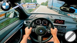 BMW X2 xDrive20i  178PS  Top Speed Drive on German Autobahn [upl. by Brew]