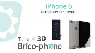 Tuto iPhone 6  Comment changer la batterie démontage  remontage HD 3D [upl. by Fifi]