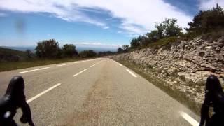 Mont Ventoux  Malaucène descent Max 1175kmh [upl. by Ydnar]