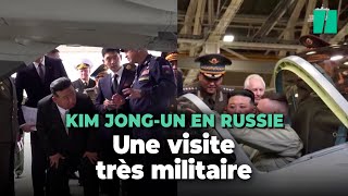 En Russie Kim Jongun fait le tour de lattirail militaire russe [upl. by Arratal953]