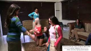 Sorority pledges in hazing ritual  real college hazing vid [upl. by Nyret]