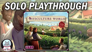 Viticulture World  Solo Playthrough [upl. by Rosaline495]