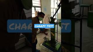 CHARPY AND IZOD IMPACT TEST IN MECHANICAL ENGINEERING LABORATORY [upl. by Jovi]