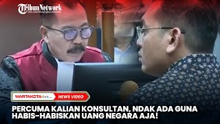 Hakim Kesal Kepada Saksi yang Disebut Habiskan Uang Negara di Sidang Korupsi BTS Kominfo [upl. by Glavin701]