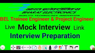 BEL Trainee Engineer amp Project Engineer Mock interview preparation before final interview [upl. by Fonzie]