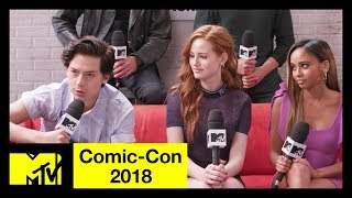 “Riverdale” Cast Talk Season 4 Luke Perry Tribute Episode and Lili’s “Hustlers” Role  E News [upl. by Ario]