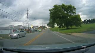 Pedestrians Cross 5way Intersection Without Crosswalk Without Looking [upl. by Meras]