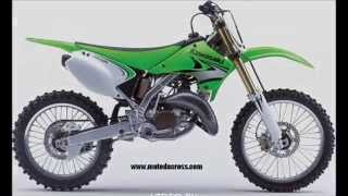 Evolution of Kawasaki kx125 from 1974 to 2008 [upl. by Boonie]