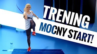 MOCNY START TRENING CAŁEGO CIAŁA  CARDIO amp WZMACNIANIE  Codziennie Fit [upl. by Ahkos]