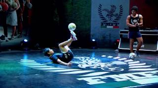 Campeonato Mexicano de Freestyle Fútbol 2014 quotLA PANTERA VS STEVENquot [upl. by Leseil625]