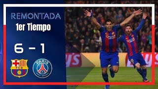 Barcelona 6 x 1 PSG ● 2017 melhores momentos do Liga dos Campeões UEFA [upl. by Nue]