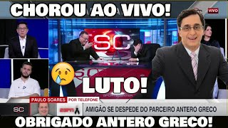 AMIGÃO CHORA AO VIVO AO FALAR DE ANTERO GRECO HOMENAGENS PARA ANTERO GRECO [upl. by Wheaton]