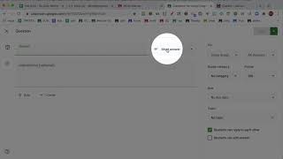 Creating a polling question in Google Classroom [upl. by Ahsinelg]