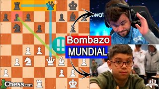 NIÑO PRODIGIO ORO de 10 AÑOS GANA al MÁS GRANDE DE TODOS LOS TIEMPOS FAUSTINO ORO VS MAGNUS CARLSEN [upl. by Odranoel]