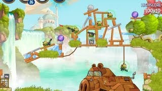 Angry Birds Star Wars 2 Level B120 Naboo Invasion 3 star Walkthrough [upl. by Etnohs293]