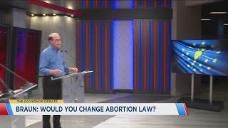 Indianas governor candidates weigh in on states abortion law [upl. by Jory]