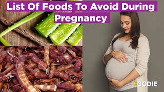 List Of Foods To Avoid During Pregnancy  Foods amp Beverages to Avoid During Pregnancy [upl. by Inva93]