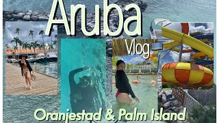 Aruba 🇦🇼 2  3  Oranjestad amp Palm Island 🏝 🤿 🦩 🛝 🌊 🐠 [upl. by Tremain286]