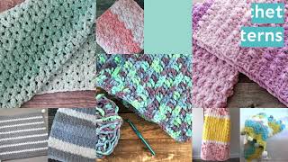 77 Free Chunky Crochet Blanket Patterns Super Bulky Bernat Blanket Yarn Projects Ideas [upl. by Croom658]