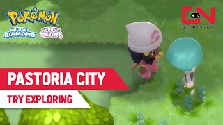 Try Exploring Pastoria City Pokemon Brilliant Diamond and Shining Pearl [upl. by Nodnorb]