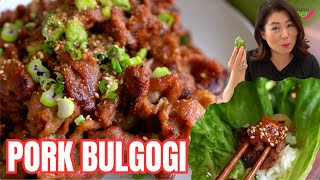 BudgetFriendly Pork Bulgogi Making AUTHENTIC Korean BBQ Bulgogi Lettuce Wraps 기사식당 돼지불백 따라잡기돼지불고기 [upl. by Aihsena731]