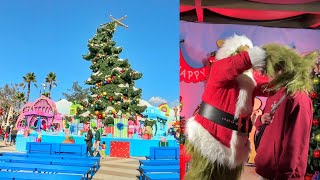 Grinchmas is Back at Universal Studios Hollywood amp The Grinch Made Me Eat an Onion [upl. by Acacia]