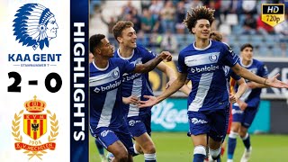 KAA Gent vs KV Mechelen 20 Highlights  La Gantoise  Malines  Gand  Jupiler Pro League 2024 D1A [upl. by Ras]