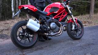 Ducati Monster 1100 EVO Original Exhaust Sound [upl. by Bore985]