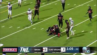 BASIC WOLVES VS LAS VEGAS WILDCATS 2022 FOOTBALL [upl. by Mulry]