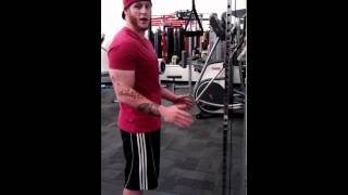 Single Arm Cable Tricep Pushdown [upl. by Leonteen]