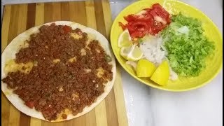 LAVAŞTAN LAHMACUN YAPTIK TAVADA [upl. by Anayia13]