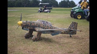 Large Scale JU87 Stuka Dive Bomber ScratchBuilt  Top Gun Invitational 2018 [upl. by Malkin420]