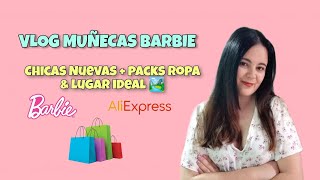 VLOG con MUÑECAS BARBIE 2 NUEVAS en Colección  COMPRAS ROPA AliExpress🛍️ [upl. by Dyol]