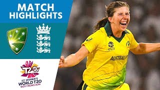 THE FINAL  Australia v England  Womens WT20 2018  Highlights [upl. by Nnyltak509]