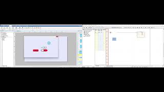 Moving Shape in HMI with PLC simulation [upl. by Leahcin]