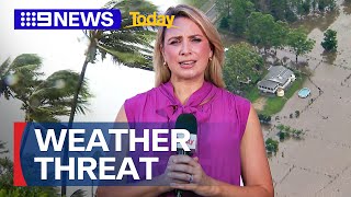 Chance of a third Queensland cyclone increases  9 News Australia [upl. by Yesiad]