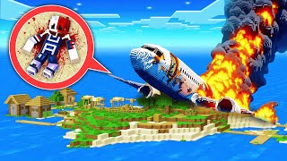 How Shivang Plane CRASHED On The Doomed Island In Minecraft [upl. by Yrrah]