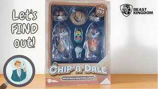 Unboxing Classic Chip n Dale Rescue Rangers Beast Kingdom DAH057  Toy Review amp Features [upl. by Siobhan]