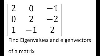 eigenvalues and eigenvector in 3x3 matric problem in tamilதமிழ்Matrix [upl. by Ninehc404]