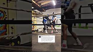 Jaron Ennius Sparring Ocho Cinco‼️🔥🥊 jaronennis ochocinco boxing sparring champion explore [upl. by Laurena]