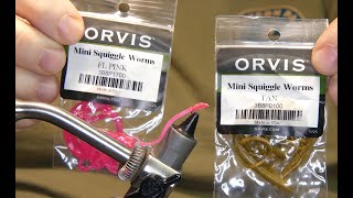 Orvis Mini Squiggle Worm Tying Review [upl. by Roderica]