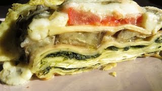 Recette des lasagnes aubergine pesto [upl. by Aniarrol]