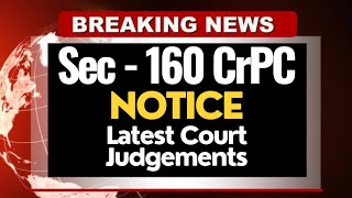 Section 160 CrPC Notice  Avoid These Mistakes with 160 CrPC NoticeLegalNetaji [upl. by Yraht]