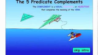 The 5 PREDICATE COMPLEMENTS  Easy English Grammar [upl. by Samtsirhc]