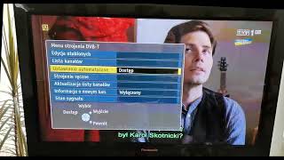 Jak wyszukać programy telewizji naziemnej w telewizorze PANASONIC [upl. by Aihtnyc351]