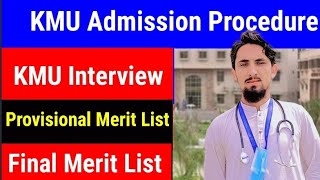 KMU BS Admission Procedure 2024 By Voice Of Abdullah KMU [upl. by Ahtikal]