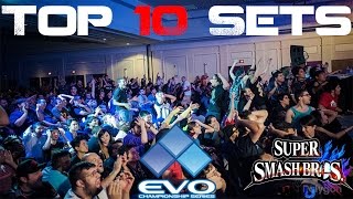 Top 10 Smash 4 EVO Sets [upl. by Hanahs]