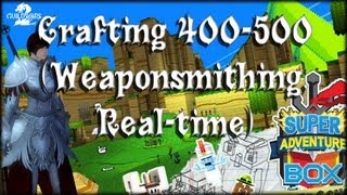 Guild Wars 2  Crafting 400500 Weaponsmithing Realtime Learnwithme [upl. by Ennovihs]