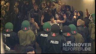 15052010  Polizei verhindert neue Chaostage von Punkern in Hannover [upl. by Asirac209]